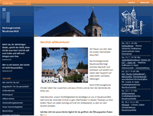 Tablet Screenshot of kirche-neudrossenfeld.de